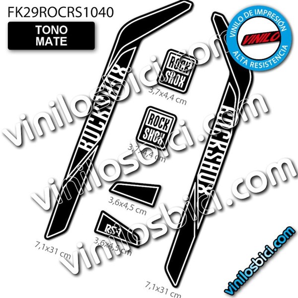 Rock Shox RS1 29" Vinilos