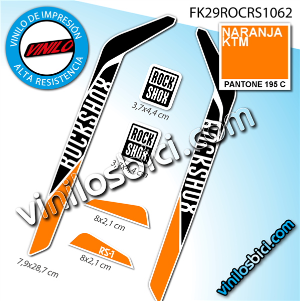 Rock Shox RS1 29" Vinilos