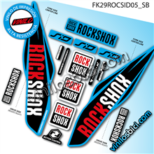 Rock Shox SID, Vinilos adhesivos horquilla