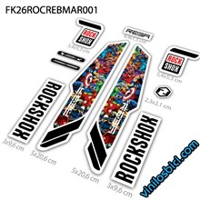 Rock Shox Reba Marvel 26" Vinilos
