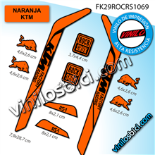 Rock Shox RS1 Look vinilos adhesivos horquilla 29"