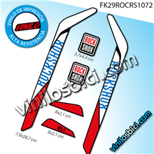 Rock Shox RS1 vinilos adhesivos horquilla 29"