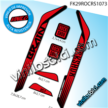 Rock Shox RS1 Brain vinilos adhesivos horquilla 29"
