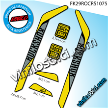 Rock Shox RS1 vinilos adhesivos horquilla 29"