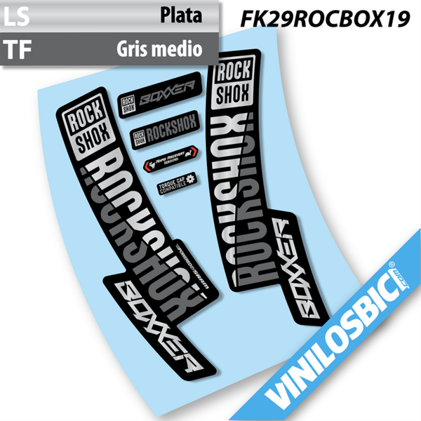 Rock Shox RS1 vinilos adhesivos horquilla 29"