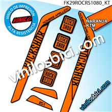 Rock Shox RS1 vinilos adhesivos horquilla 29", Modelo personalizado.