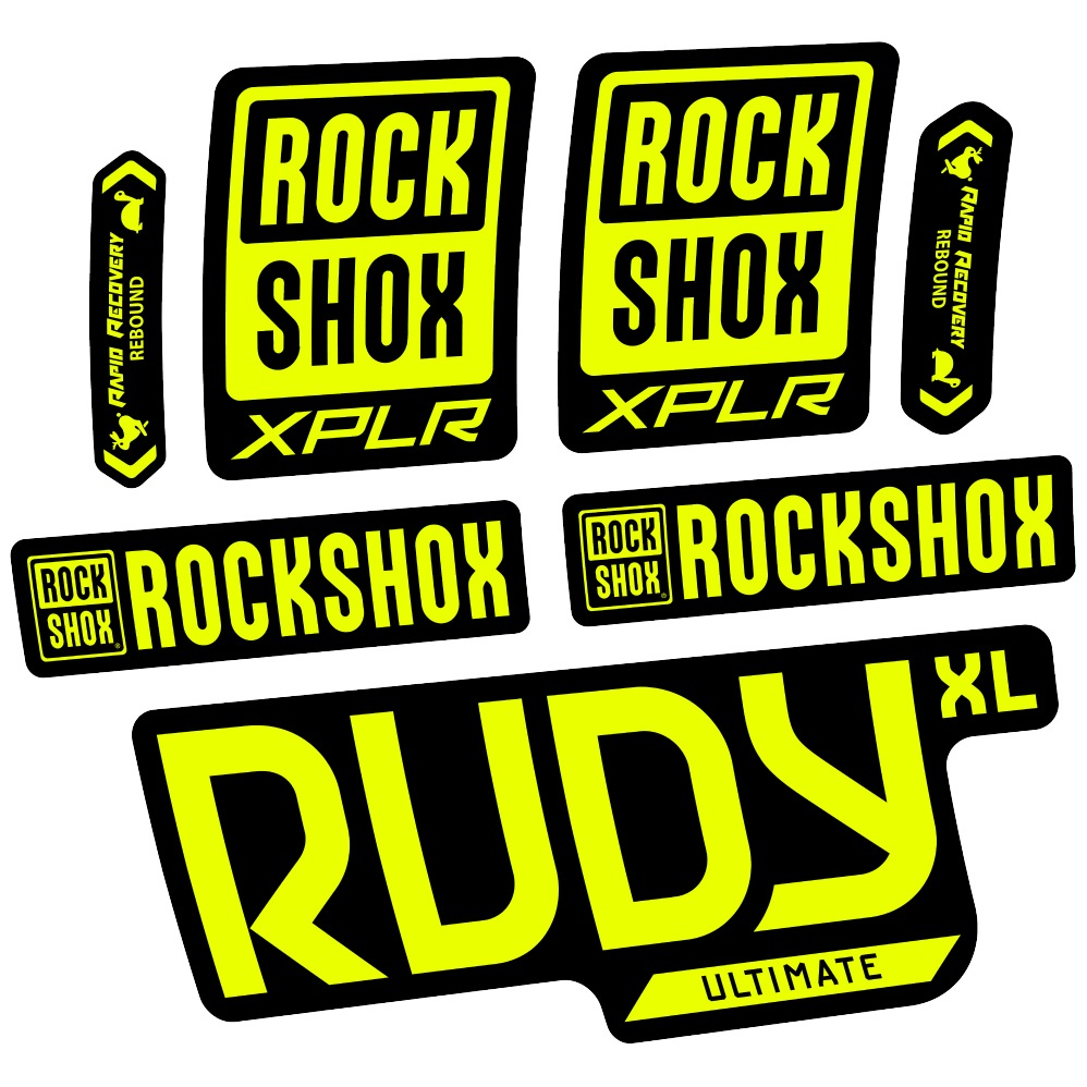 Rock Shox Rudy XL Ultimate Pegatinas en vinilo adhesivo Horquilla (2)