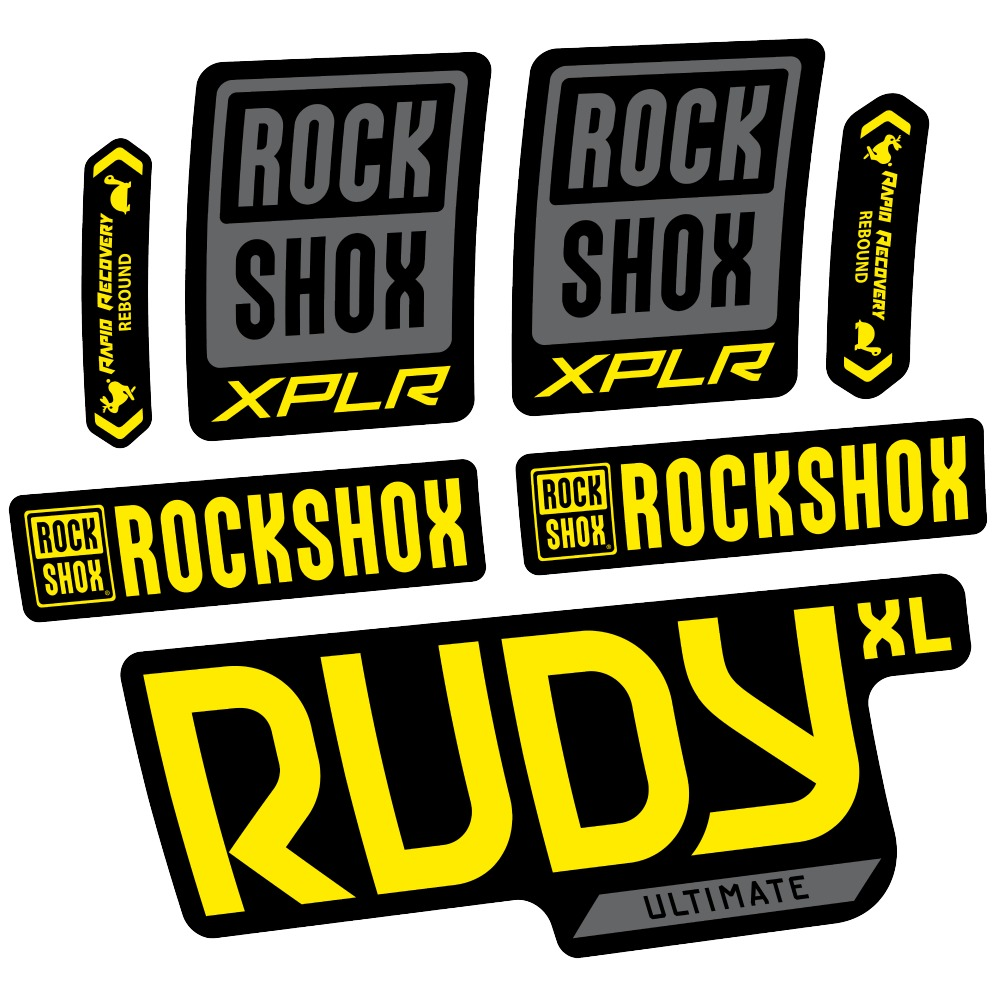 Rock Shox Rudy XL Ultimate Pegatinas en vinilo adhesivo Horquilla (3)
