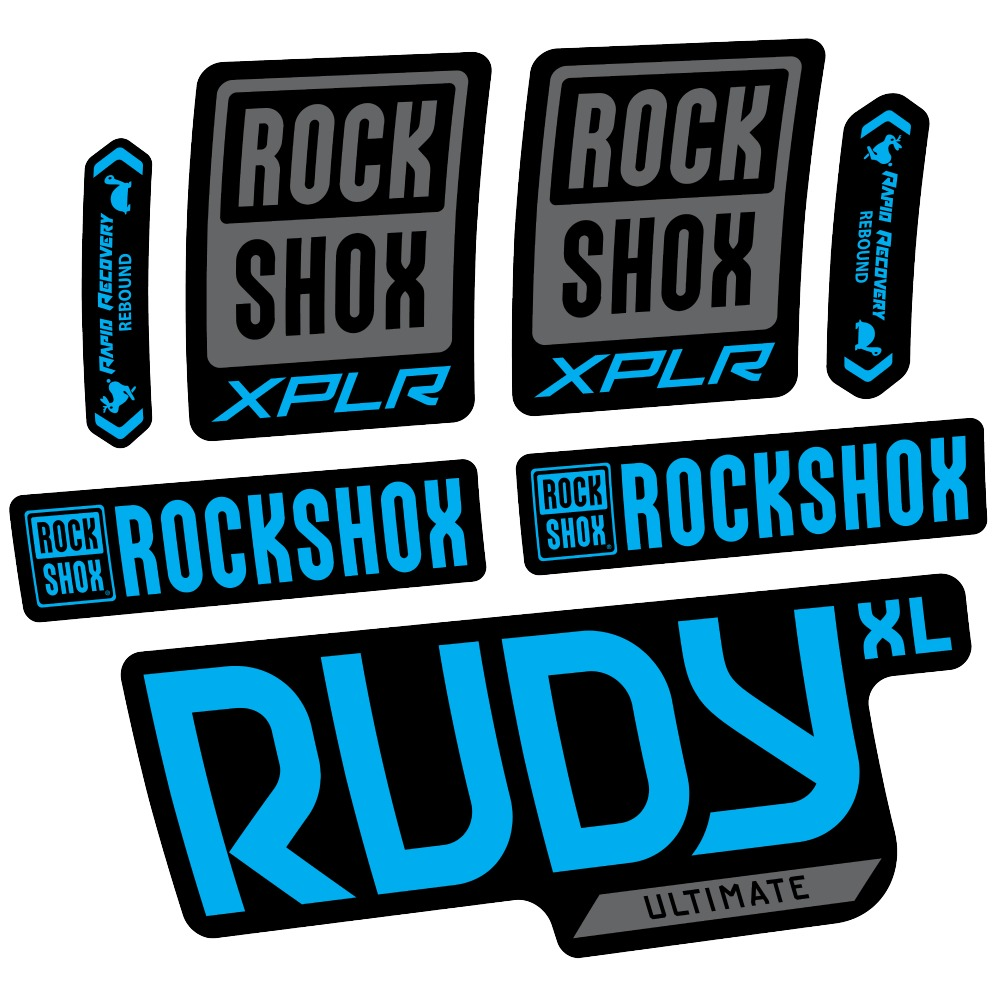 Rock Shox Rudy XL Ultimate Pegatinas en vinilo adhesivo Horquilla (4)