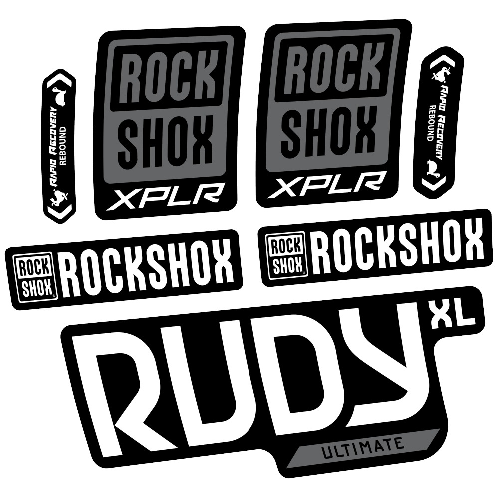 Rock Shox Rudy XL Ultimate Pegatinas en vinilo adhesivo Horquilla (6)