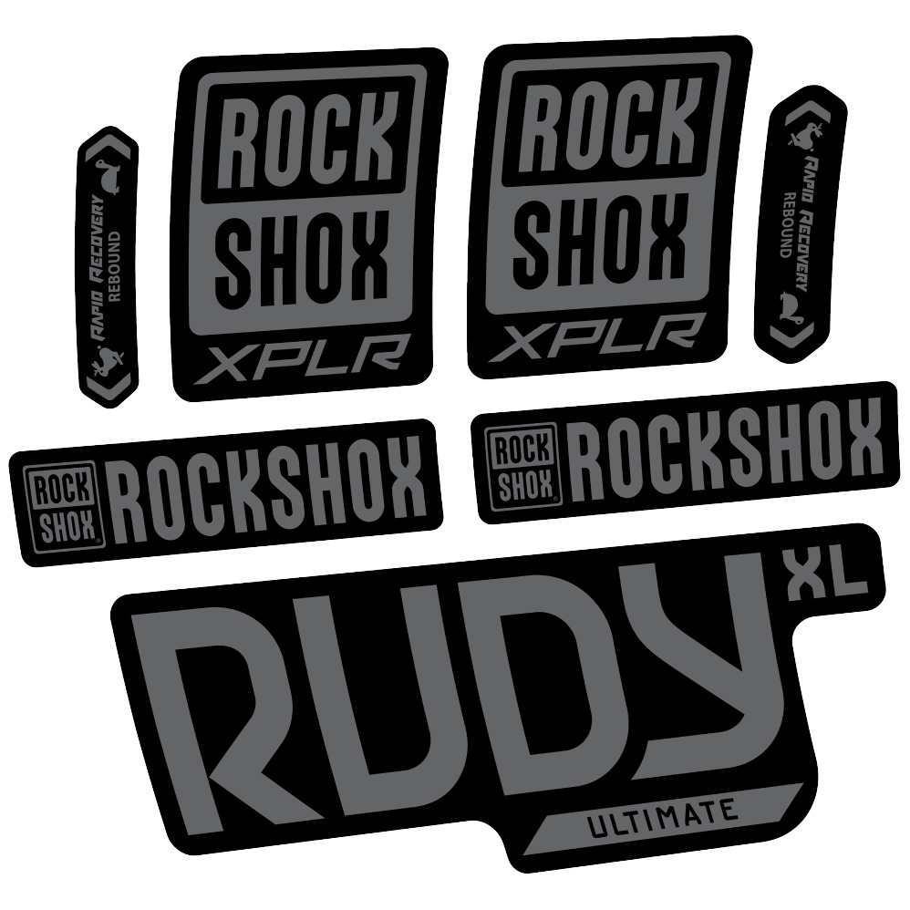Rock Shox Rudy XL Ultimate Pegatinas en vinilo adhesivo Horquilla (7)