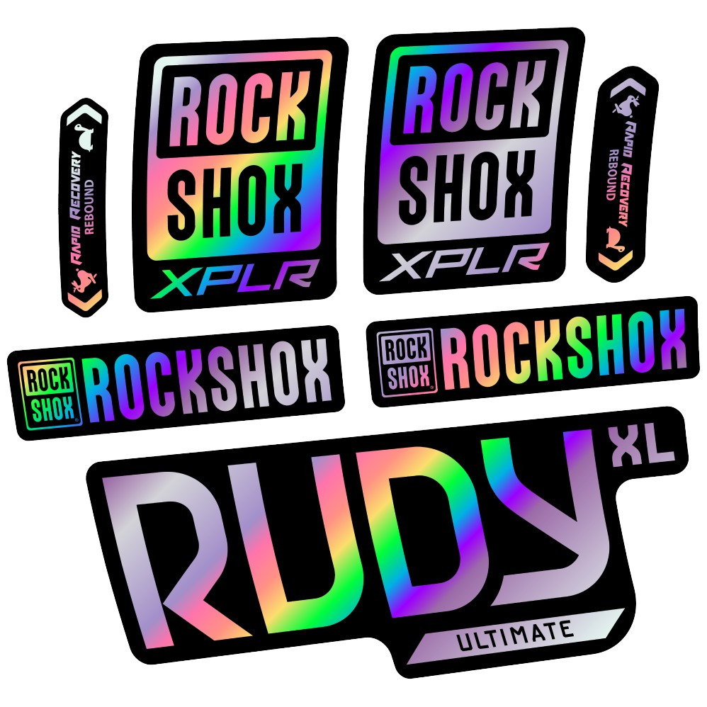 Rock Shox Rudy XL Ultimate Pegatinas en vinilo adhesivo Horquilla (8)