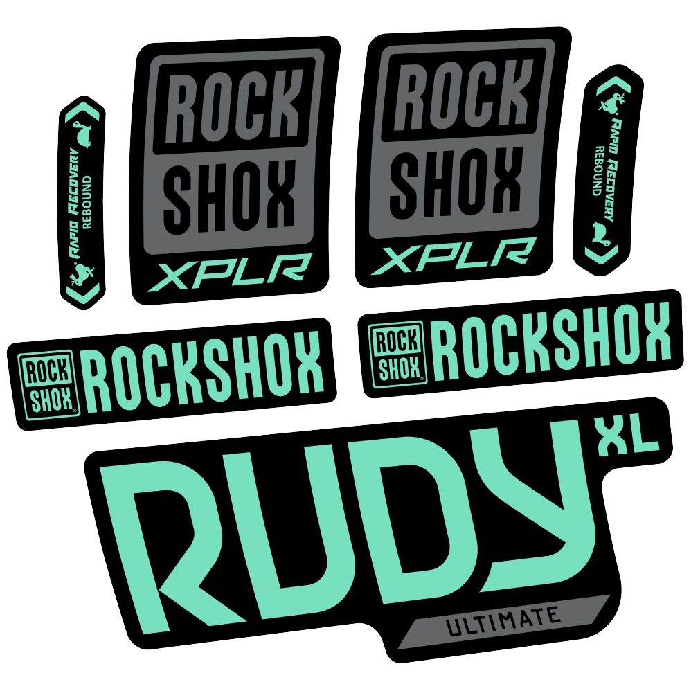 Rock Shox Rudy XL Ultimate Pegatinas en vinilo adhesivo Horquilla (9)