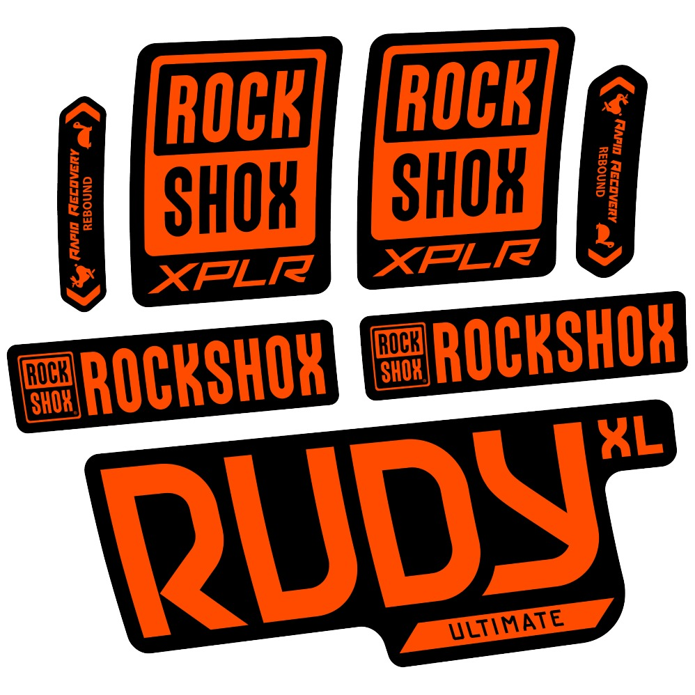 Rock Shox Rudy XL Ultimate Pegatinas en vinilo adhesivo Horquilla (10)