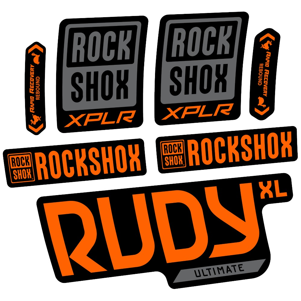 Rock Shox Rudy XL Ultimate Pegatinas en vinilo adhesivo Horquilla (11)