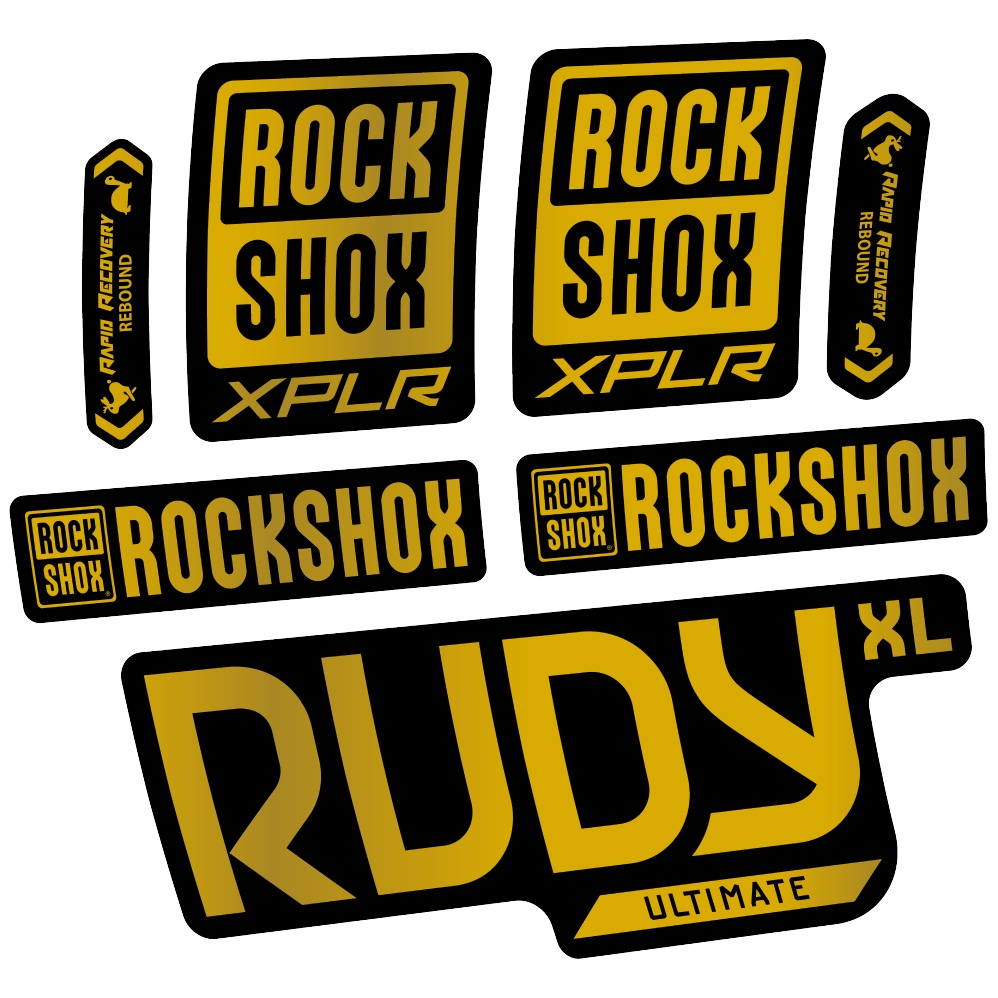 Rock Shox Rudy XL Ultimate Pegatinas en vinilo adhesivo Horquilla (13)