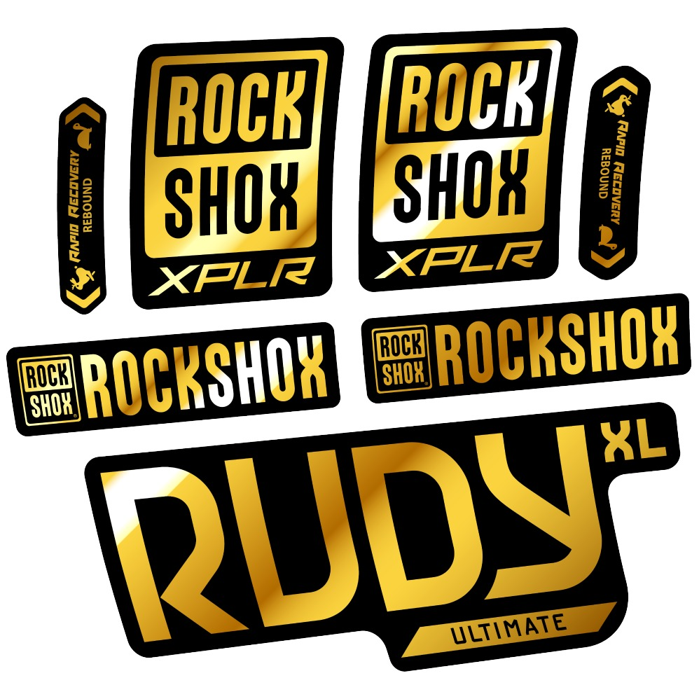 Rock Shox Rudy XL Ultimate Pegatinas en vinilo adhesivo Horquilla (14)