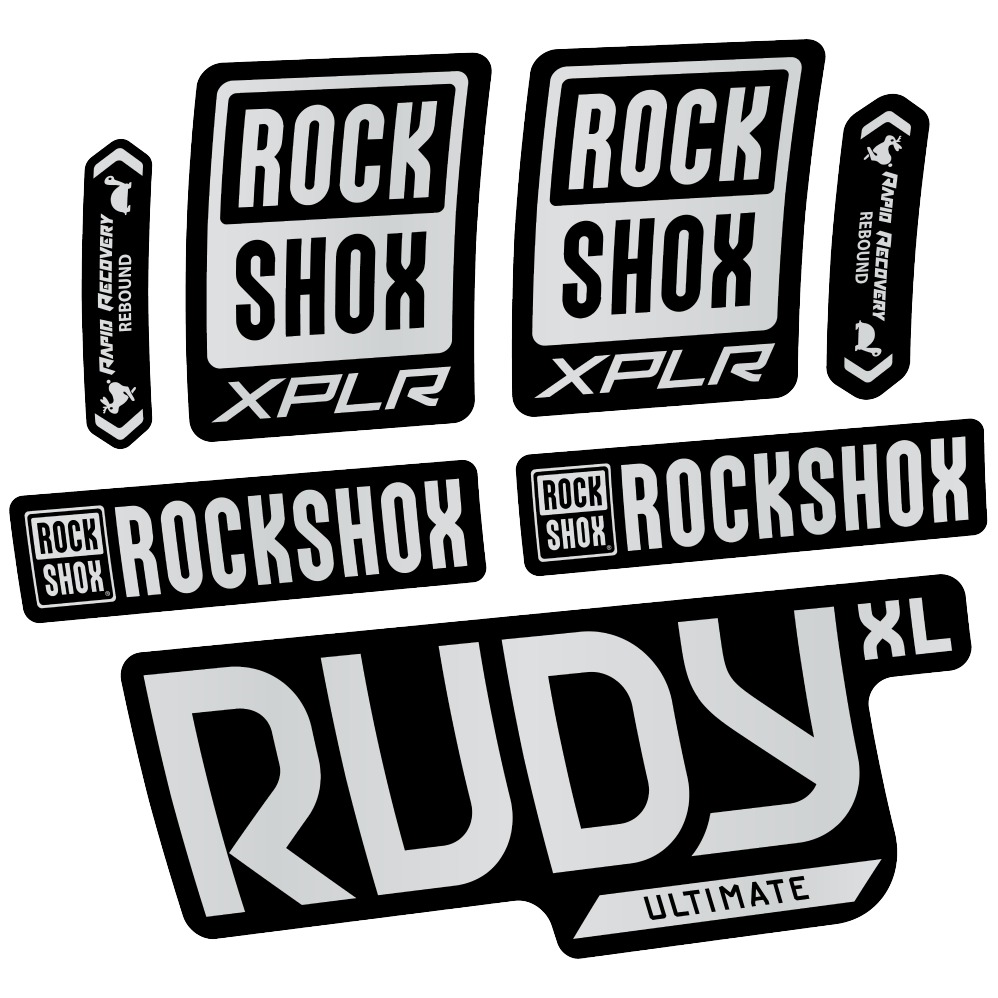 Rock Shox Rudy XL Ultimate Pegatinas en vinilo adhesivo Horquilla (15)