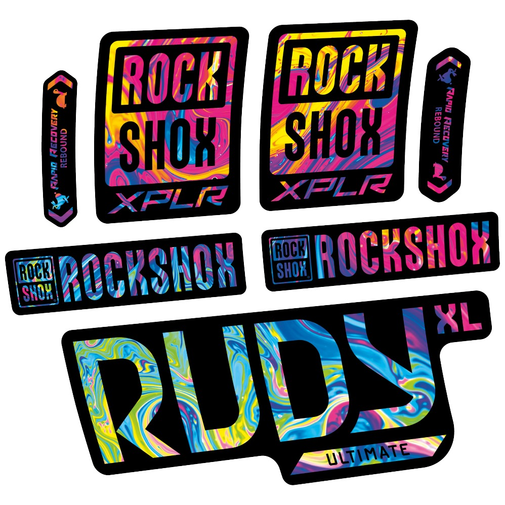Rock Shox Rudy XL Ultimate Pegatinas en vinilo adhesivo Horquilla (17)