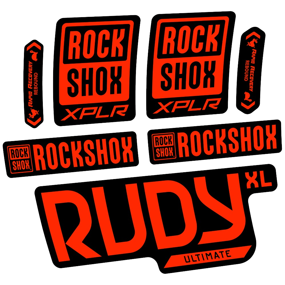 Rock Shox Rudy XL Ultimate Pegatinas en vinilo adhesivo Horquilla (18)