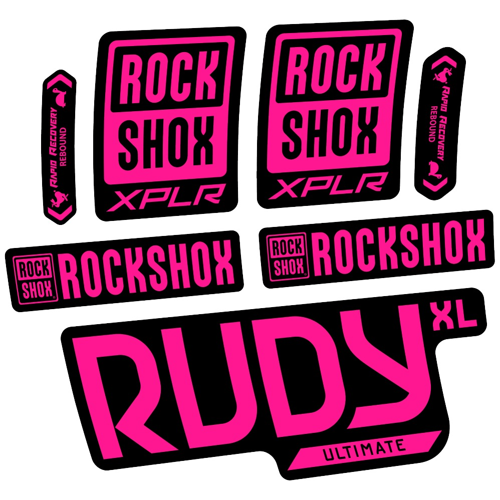 Rock Shox Rudy XL Ultimate Pegatinas en vinilo adhesivo Horquilla (20)