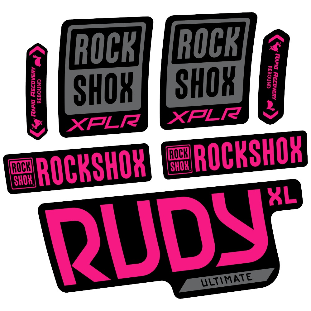Rock Shox Rudy XL Ultimate Pegatinas en vinilo adhesivo Horquilla (21)