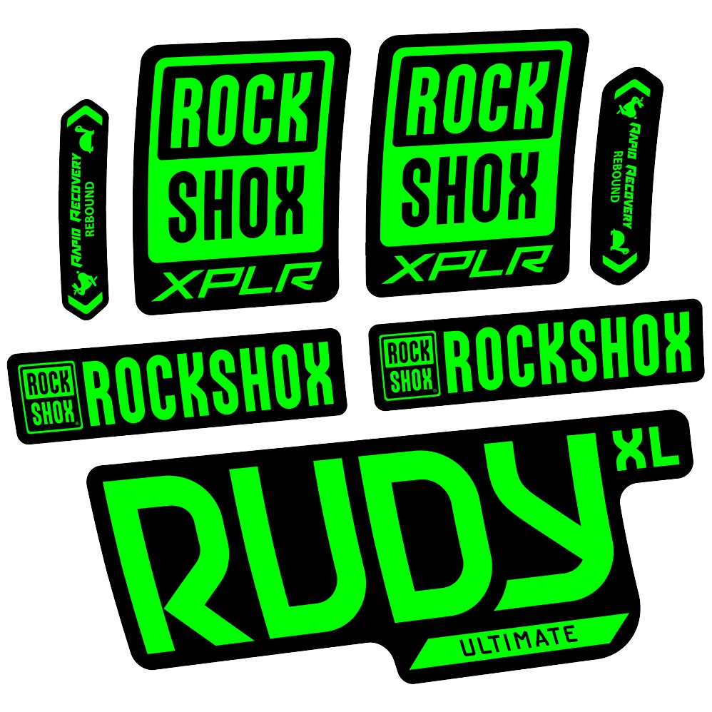 Rock Shox Rudy XL Ultimate Pegatinas en vinilo adhesivo Horquilla (23)