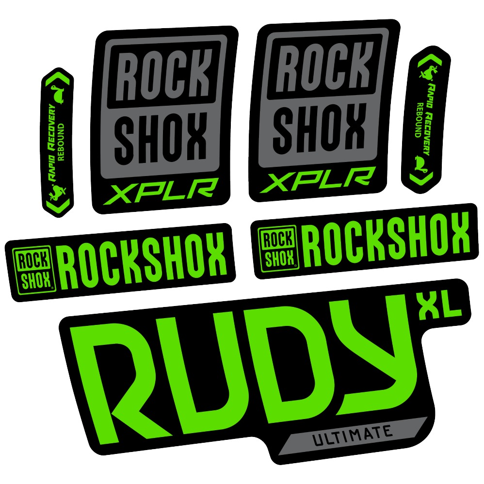 Rock Shox Rudy XL Ultimate Pegatinas en vinilo adhesivo Horquilla (24)