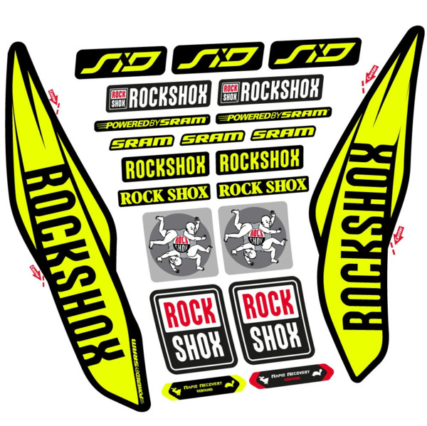 Rock Shox Sid 2017 Pegatinas en vinilo adhesivo Horquilla (2)