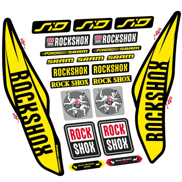 Rock Shox Sid 2017 Pegatinas en vinilo adhesivo Horquilla (3)