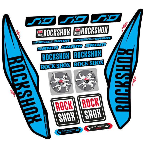 Rock Shox Sid 2017 Pegatinas en vinilo adhesivo Horquilla (4)