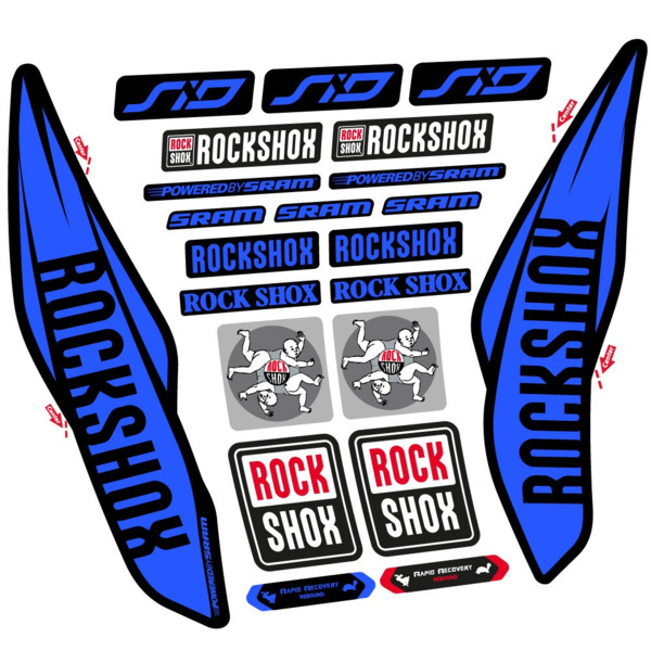 Rock Shox Sid 2017 Pegatinas en vinilo adhesivo Horquilla (5)