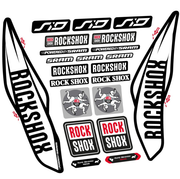 Rock Shox Sid 2017 Pegatinas en vinilo adhesivo Horquilla (6)