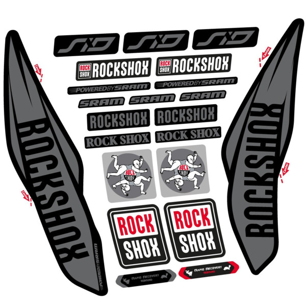 Rock Shox Sid 2017 Pegatinas en vinilo adhesivo Horquilla (7)