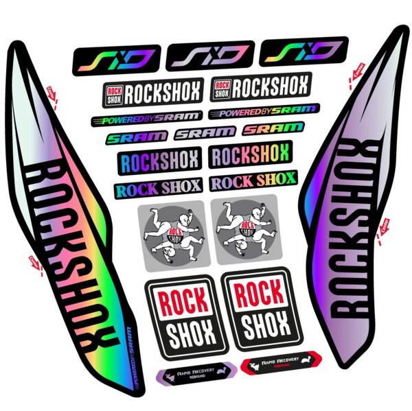Rock Shox Sid 2017 Pegatinas en vinilo adhesivo Horquilla (8)