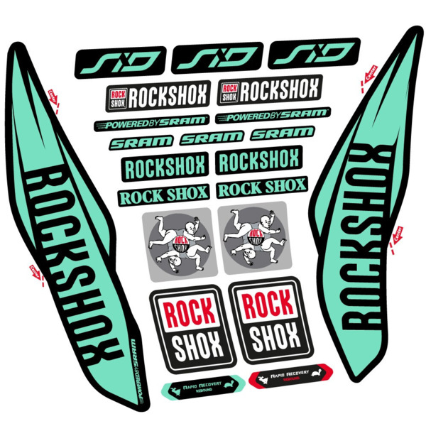 Rock Shox Sid 2017 Pegatinas en vinilo adhesivo Horquilla (9)