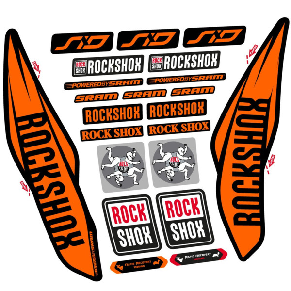 Rock Shox Sid 2017 Pegatinas en vinilo adhesivo Horquilla (11)