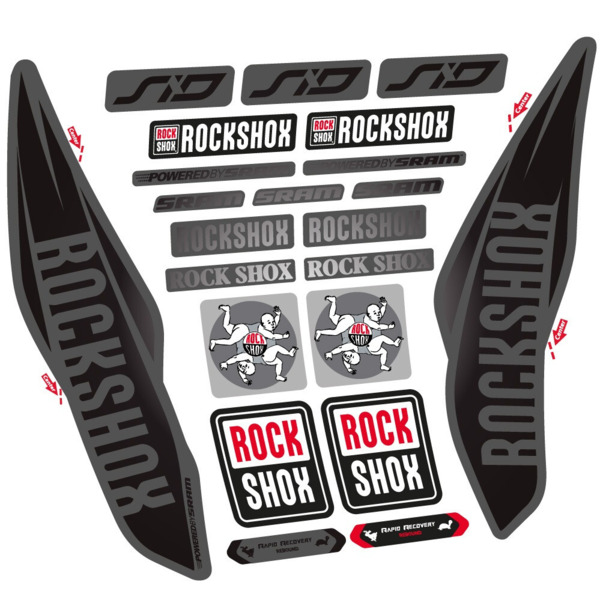 Rock Shox Sid 2017 Pegatinas en vinilo adhesivo Horquilla (12)