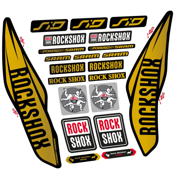 Rock Shox Sid 2017 Pegatinas en vinilo adhesivo Horquilla (13)