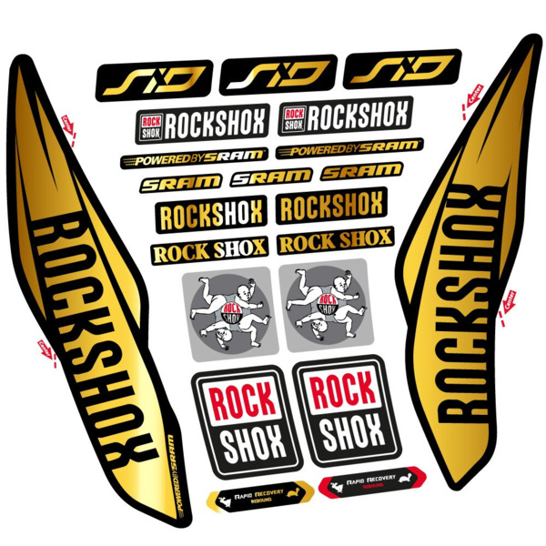 Rock Shox Sid 2017 Pegatinas en vinilo adhesivo Horquilla (14)