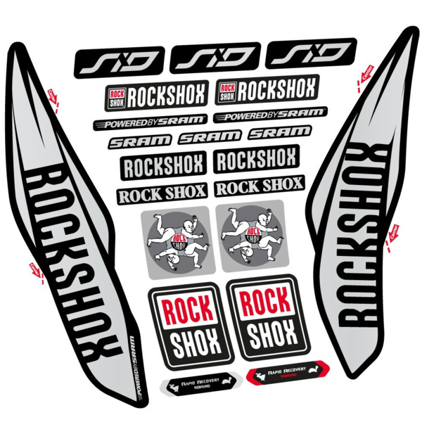 Rock Shox Sid 2017 Pegatinas en vinilo adhesivo Horquilla (15)