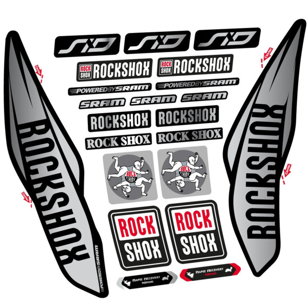Rock Shox Sid 2017 Pegatinas en vinilo adhesivo Horquilla (16)