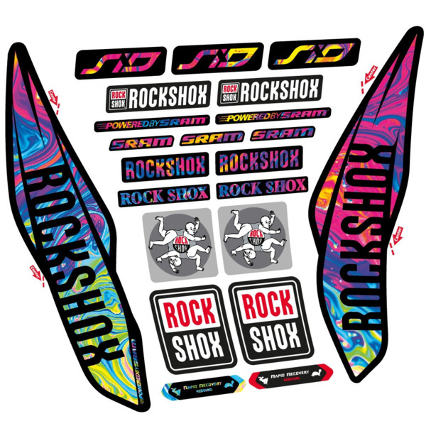 Rock Shox Sid 2017 Pegatinas en vinilo adhesivo Horquilla (17)