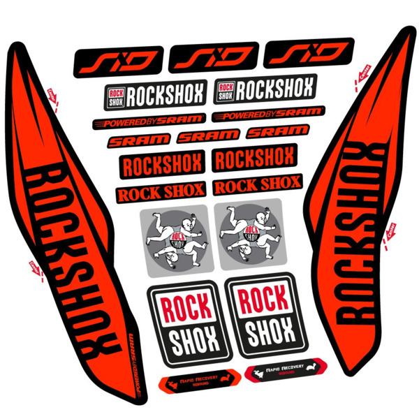 Rock Shox Sid 2017 Pegatinas en vinilo adhesivo Horquilla (18)
