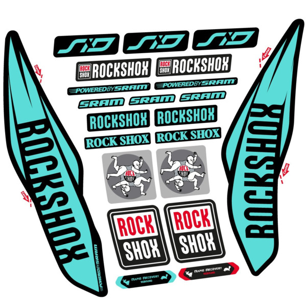 Rock Shox Sid 2017 Pegatinas en vinilo adhesivo Horquilla (22)