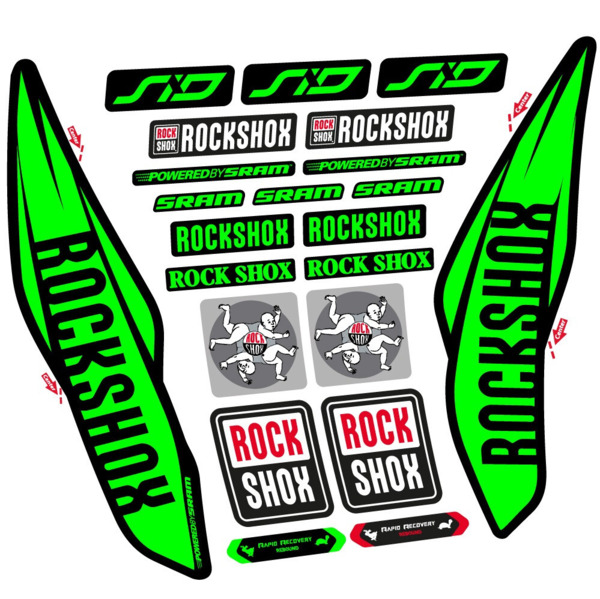 Rock Shox Sid 2017 Pegatinas en vinilo adhesivo Horquilla (23)