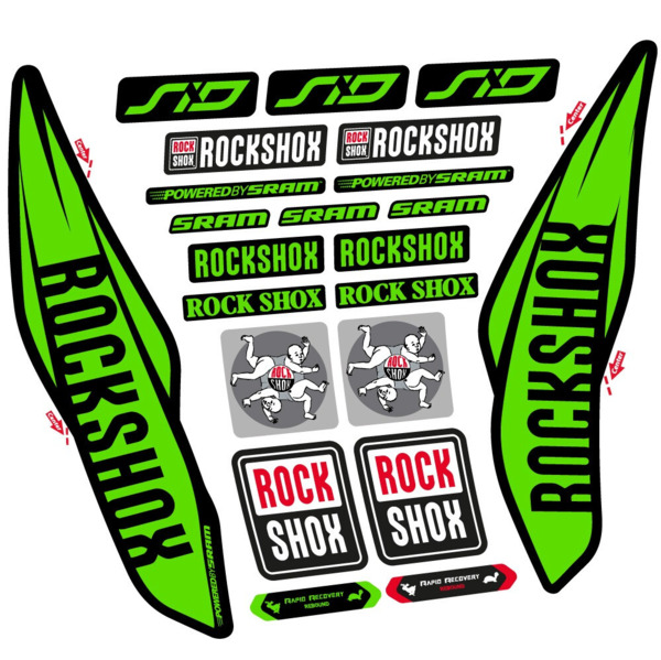 Rock Shox Sid 2017 Pegatinas en vinilo adhesivo Horquilla (24)