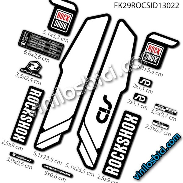 Rock Shox Sid 29" Vinilos