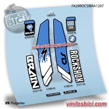 Rock Shox Sid  Brain 29 Adhesivos