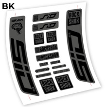 Rock Shox SID Brain SL 2021 Pegatinas en vinilo adhesivo horquilla